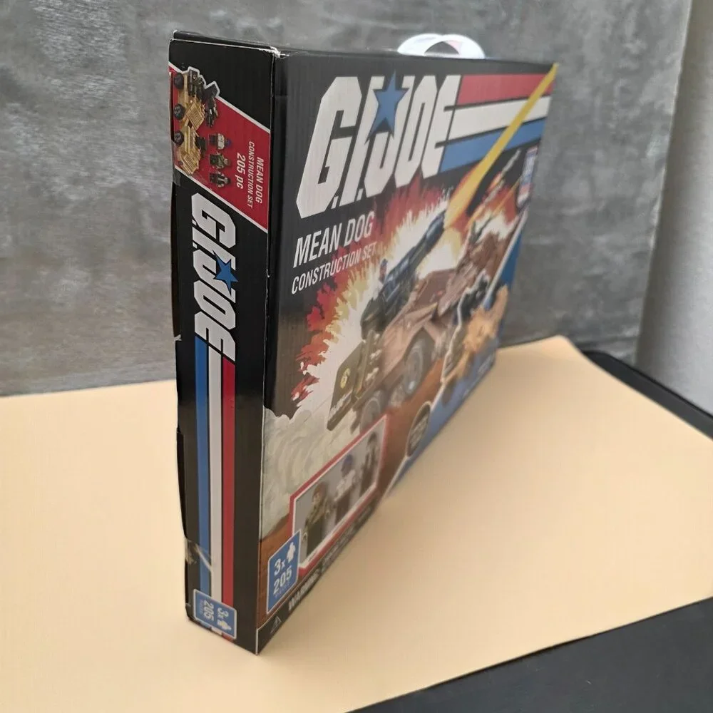 2021 Hasbro G.I. Joe Kids Mean Dog Construction‎ Vehicles Set 205 Pieces NEW